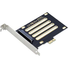 xiwai PCI Express 4.0 X1 Lane to U.2 U.3 Kit SFF-8639 Host Adapter for Motherboard PM1735 NVMe PCIe SSD