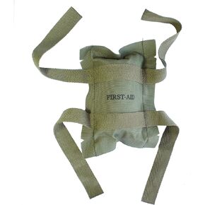 Reproduction Of US Army Airborne Parachute First Aid Pouch Bag M1 M2 Helmet Paratrooper Use 1:1 Scale