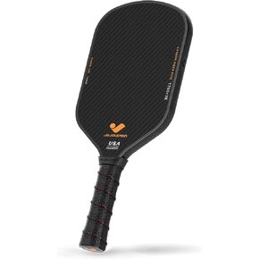Pickleball Paddles, Raw Carbon Fiber Pickleball Paddle with a 16mm Shark Power Polymer Core, The Pickleball Rackets Designed for Ultimate Spin & Consistency in Saudi Arabia