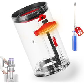 استبدال صندوق الغبار المحسن V11 لعلبة المكنسة الكهربائية Dyson V11 V15 SV14 SV15 SV22، واستبدال صندوق المكنسة الكهربائية للجزء رقم 970050-01 والجزء رقم 965443-01