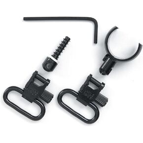 Uncle Mike's unisex adult QD 115 SG-4 Blued 1', Clam Magnum Band Swivel Single Over Unders, Black, 1 US