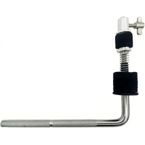 Cymbal Arm Cymbal Attachment Compatible with Hi-Hat Cymbal Closed Hi-Hat Arm Cymbal L-Arm Rod 11mm Diameter Cymbal Boom Arm for Drum Set Percussion Instruments Hardware Accessories