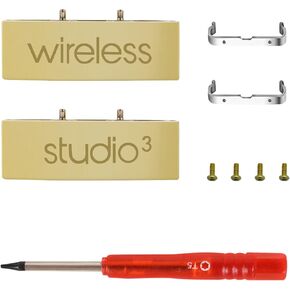 Studio 3 Hinge Replacement Parts as Same as OEM A1914 Repair Kit Durable Accessories Compatible with Beats by Dre Studio3 (A1914) and Studio Pro (A2924) Wireless Headphones (Gray)