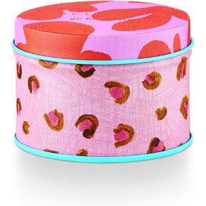 ILLUME Go Be Lovely Fleur Tin Candle, Blood Orange Dahlia