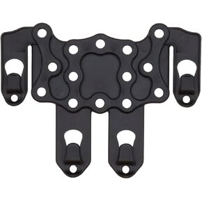 Polymer Holster Adapter Tactical Holster Hanger Platform for MOLLE Gear (Black)