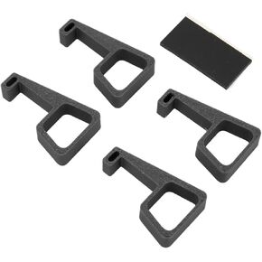 4pcs Game Console Horizontal Stand, Prevent Slip Cooling Feet Console Heightening Bracket, Simple Feet for PS4 Pro (Black)