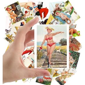 Large Stickers (24 pcs 2.5"x3.5") Vampirella Vintage Fantasy Pinup Comic Artworks in Kuwait