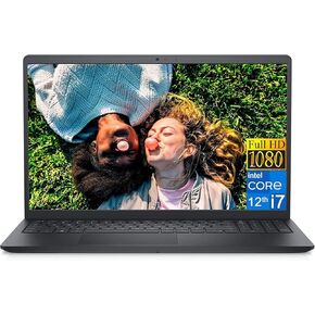 Dell 2023 Newest Inspiron 15 3520 Laptop, 15.6'' FHD Display, Intel Core i7-1255U (10 cores), 16GB RAM, 1TB SSD, Intel Iris Xe Graphics, USB Type-A, Wi-Fi 6, Webcam, Anti-Glare, Windows 11 Home