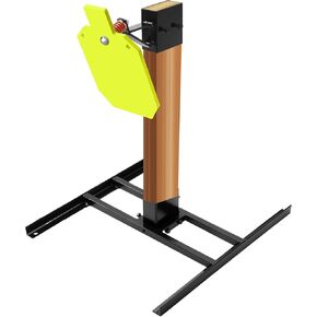 Jenaai 3 Pcs 2x4 Target Stand Base, T-Post Target Hanger and AR500 Steel Shooting Targets for Shooting 1/2" Thick Metal Target AR500 Steel Gong Targets for Shooting Practice Hunting Activity