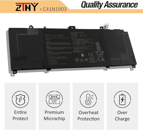 ZTHY C41N1903 Laptop Battery Replacement for Asus ExpertBook B9 B9400 B9400CE B9400CB B9400CEA B9450 B9450FA B9450CEA B5 B5302 B5302CB B5302CBA B5302CE Flip B5302 B5302FBA B5302FE B5302FEA 15.4V 66Wh in Saudi Arabia