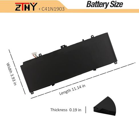 ZTHY C41N1903 Laptop Battery Replacement for Asus ExpertBook B9 B9400 B9400CE B9400CB B9400CEA B9450 B9450FA B9450CEA B5 B5302 B5302CB B5302CBA B5302CE Flip B5302 B5302FBA B5302FE B5302FEA 15.4V 66Wh in Saudi Arabia