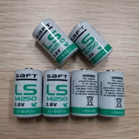 <= 10 قطعة => لبطارية ليثيوم Saft LS 14250 1/2 AA، بطارية LS14250 3.6 فولت 1200 مللي أمبير في الساعة لعداد المياه وعداد الكهرباء والغاز والمزيد in Saudi Arabia