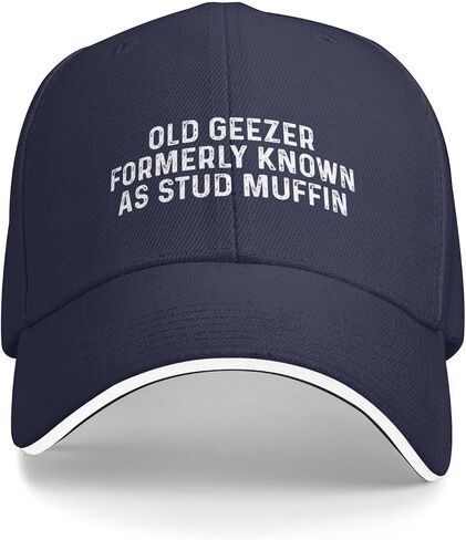 قبعة Old Geezer المعروفة سابقًا باسم Stud Muffin Hat قبعة بيسبول للرجال قبعات عصرية in Kuwait