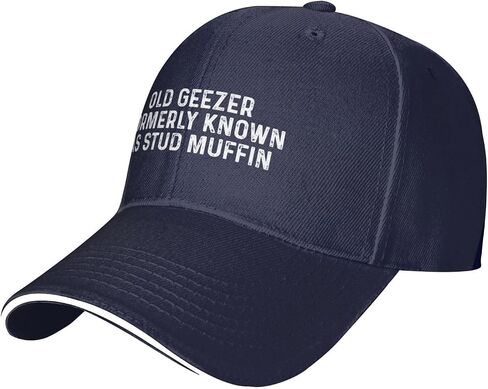 قبعة Old Geezer المعروفة سابقًا باسم Stud Muffin Hat قبعة بيسبول للرجال قبعات عصرية in Kuwait