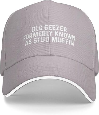 قبعة Old Geezer المعروفة سابقًا باسم Stud Muffin Hat قبعة بيسبول للرجال قبعات عصرية in Kuwait