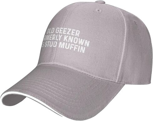 قبعة Old Geezer المعروفة سابقًا باسم Stud Muffin Hat قبعة بيسبول للرجال قبعات عصرية in Kuwait