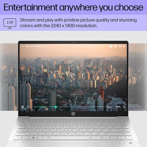 لاب توب اتش بي بافيليون بلس 14-eh1010nr، ويندوز 11 هوم، 14 بوصة، انتل كور i5، 8 جيجا رام، 512 جيجا اس اس دي، 2.2 كيلو، فضي طبيعي in Saudi Arabia