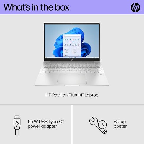 لاب توب اتش بي بافيليون بلس 14-eh1010nr، ويندوز 11 هوم، 14 بوصة، انتل كور i5، 8 جيجا رام، 512 جيجا اس اس دي، 2.2 كيلو، فضي طبيعي in Saudi Arabia