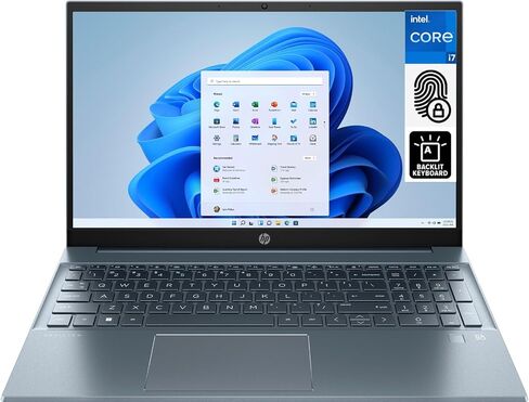 HP Pavilion 15t-eg200 15.6 بوصة FHD IPS كمبيوتر محمول للأعمال (Intel i7-1255U 10-Core 1.70 جيجا هرتز، 16 جيجا رام، 1 تيرابايت PCIe SSD، Intel Iris Xe، Backlit KYB، بصمة الإصبع، WiFi 6، BT 5.2، Win 11 Pro) ث / دوكزتورم دوك in Saudi Arabia