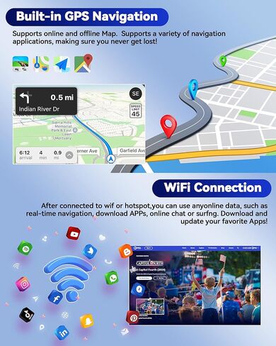 راديو سيارة CamECHO 2+64G Android 13 لسيارة Nissan Juke 2011-2016، Carplay لاسلكي/Android Auto 9 بوصة IPS شاشة تعمل باللمس ستيريو سيارة مع بلوتوث/GPS Navi WiFi + كاميرا احتياطية AHD + ميكروفون in Saudi Arabia