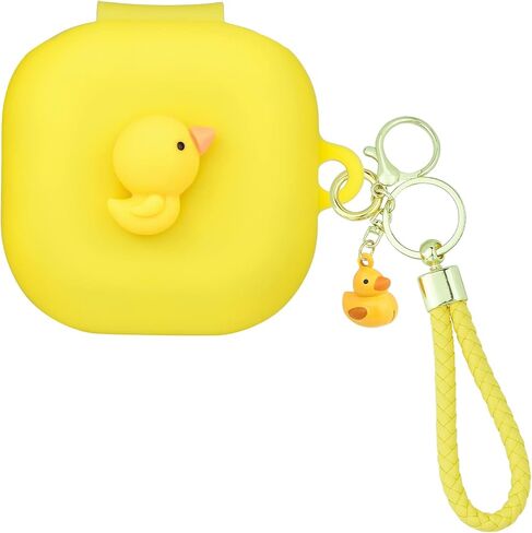 Wonhibo Cute Case for Samsung Galaxy Buds 2 Pro/Galaxy Buds 2/ Galaxy Buds Pro/Galaxy Buds Live,Silicone Earbuds Cover with Keychain (Bear) in Saudi Arabia