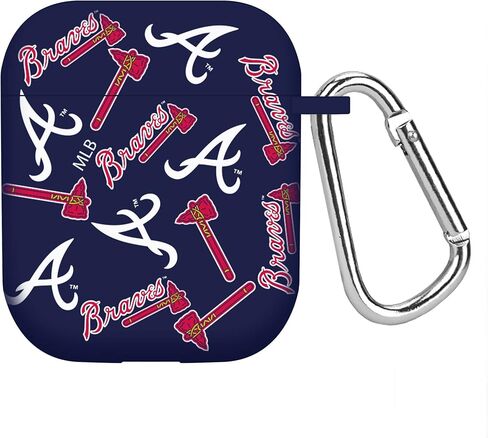 غطاء حماية HD من GAME TIME Atlanta Braves متوافق مع Apple AirPods Gen 1&2 (عشوائي) in Kuwait