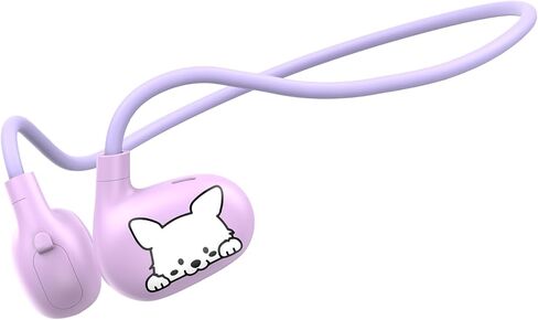Kids Headphones, LK15 Open Ear Bluetooth Headphones with Air Conduction, Ultra-Light, 85dB Volume Limiting Wireless Headphone for Children Teens Boys Girls (Purple) in Saudi Arabia