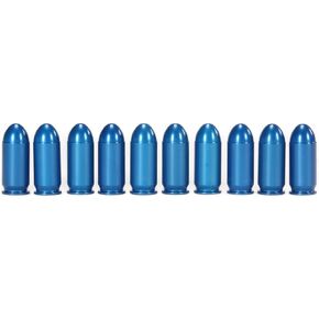 A-ZOOM Action Proving Dummy Round Snap Cap Blue Value Pack Aluminum