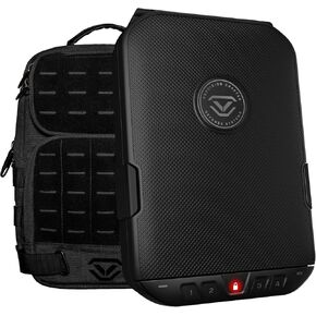 VAULTEK LifePod 2.0 + حزمة SlingBag صندوق قفل متين مقاوم للماء مع نظام السفر النهائي SlingBag المتضمن (غطاء أسود LifePod 2.0 + SlingBag)