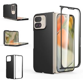 Foluu Case for Google Pixel Fold 2023, Ultra Thin Slim Fit Matte PC with Non-Slip Grip Full Protection Protective Cover for Google Pixel Fold 2023 (Black)