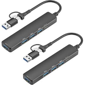 2 in 1 MultiCharger Compatible for MagicBand+, Magic Band, Compatible with FuelRod & Other External Battery. Accessories for Trip to World Cruise Essentials (2-Pack Black)