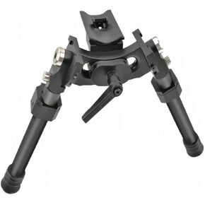 Tactical Carbon Fiber Swivel Bipod Wide Stance Adjustable for Long Range Hunting and Shooting (Sling Stud)
