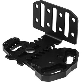 Tactical Gun Holster Adapter, Adjustable Negative Cant Plate Right-Angled for QLS System Extension Magazine Metal Accessory