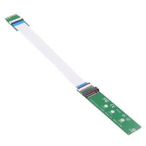 cablecc NGFF A+E-Key 2280 2230 Male to NVME M-Key Female Extension Cable for Laptop Mainboard SSD
