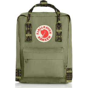 Fjällräven Backpack, Green-Folk Pattern [620-913], 7 Liter