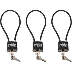 FSDC-CL1560RKA 15" Keyed California DOJ-approved Keyed Cable Gun Lock 3-Pack