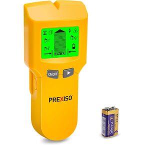PREXISO Stud Finder Wall Scanner 5-In-1 Wall Stud Finders & Scanners, Stud Finder Tool for Wood Ac Wire Metal Studs Joist Pipe, Stud Detector De Madera En Paredes, Beam Finders for Center and Edge
