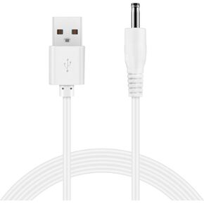 Kisumi Charger Cord for LELO Gigi/Gigi 2, Mona/Mona 2, Ina/Ina 2, Ora/Ora 2, Lily/Lily 2, Liv/Liv 2, Oden/Oden 2, Replacement USB to DC Charging Cable