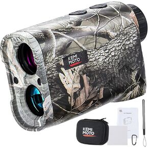 KEMIMOTO Hunting Laser Rangefinder Bow Range Finder Camo Distance Measuring Outdoor Wild Up to 700Y