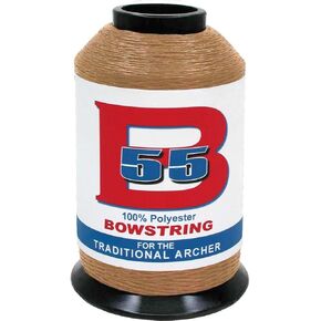 BCY B55 Bowstring Material Medium Brown/Tan 1/4 lb.