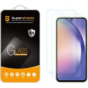Supershieldz (2 Pack) Designed for Samsung Galaxy A34 5G Tempered Glass Screen Protector, Anti Scratch, Bubble Free