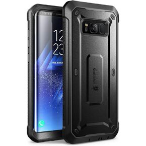 SUPCASE Unicorn Beetle PRO Series Phone Case for Samsung Galaxy S8, Full-Body Rugged Protective Case for Galaxy S8 2017 (Black)