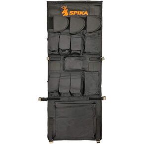 SPIKA Gun Safe Door Organizer,[16W*46H Inch] Panel with Pistol Holster,Ammo Holder,Multi Pockets and Mag Pouches Adjustable Width Up to 19" Height Up to 51"