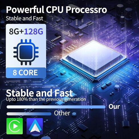 راديو ستيريو للسيارة لكرايسلر 300C 2004-2010 Android 13 13.1 بوصة ترقية راديو استبدال شاشة تعمل باللمس دعم CarPlay & Android Auto Bluetooth/WiFi/DSP/GPS/SWC/RDS/FM/AM + كاميرا احتياطية AHD in Kuwait