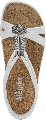 Alegria Women Roz Sandal With Braided Adjustable Buckle Slingback Platform Slide in Saudi Arabia