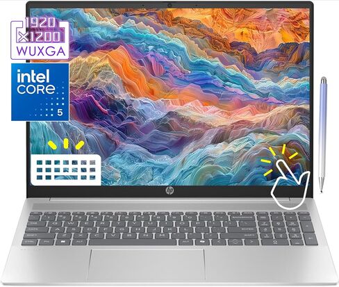 HP Pavilion 16" Touchscreen Laptop - WUXGA (1920 x 1200) - Intel Core i5 Processor - 16GB LPDDR5-1TB PCIe SSD – Copilot PC - Wi-Fi 6-1080p Webcam-Windows 11 H–w/Stylus (16GB RAM | 1TB PCIe SSD) in Saudi Arabia