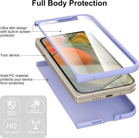 Foluu Case for Google Pixel Fold 2023, Ultra Thin Slim Fit Matte PC with Non-Slip Grip Full Protection Protective Cover for Google Pixel Fold 2023 (Black) in Saudi Arabia