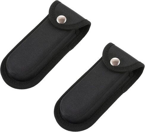 Nylon Case Belt Loop Horizontally and Vertically Carry Nylon Sheaths (Small Size + Large Size) (Black 2 Pack) in Saudi Arabia