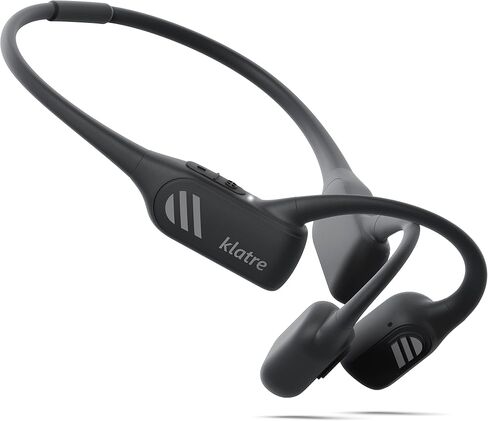 klatre LS1 Open Ear Bone Conduction Headphones Bluetooth 5.2 | Sweatproof and Water Resistant | Wireless Bone Conduction Sport Headset with Dual MIC in Saudi Arabia