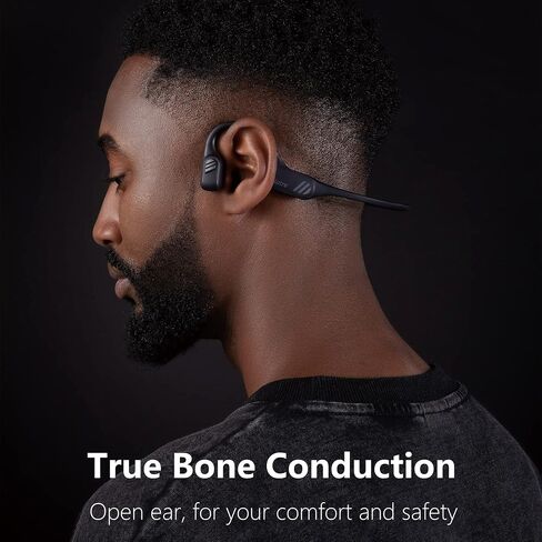 klatre LS1 Open Ear Bone Conduction Headphones Bluetooth 5.2 | Sweatproof and Water Resistant | Wireless Bone Conduction Sport Headset with Dual MIC in Saudi Arabia